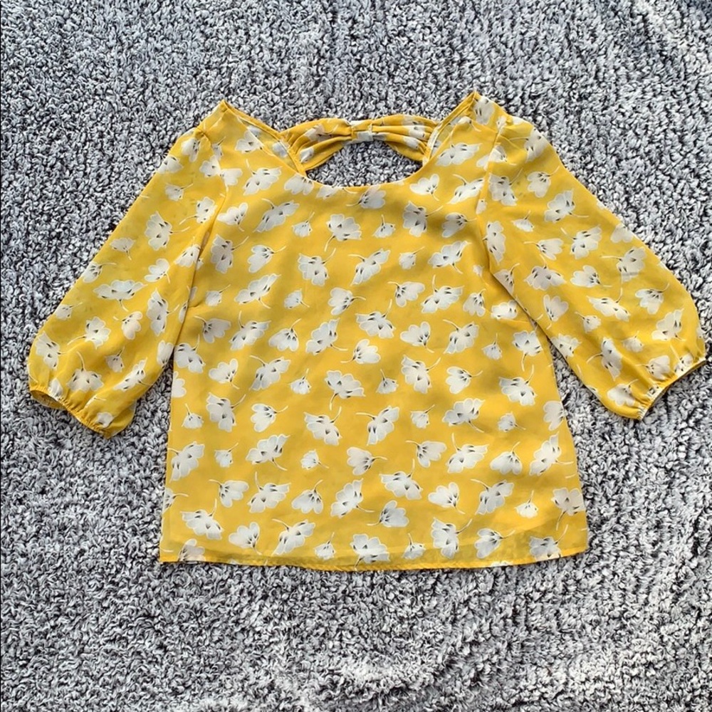 a.n.a. Sheer Blouse